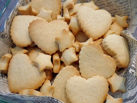 バターと卵なしでできる♪簡単クッキー